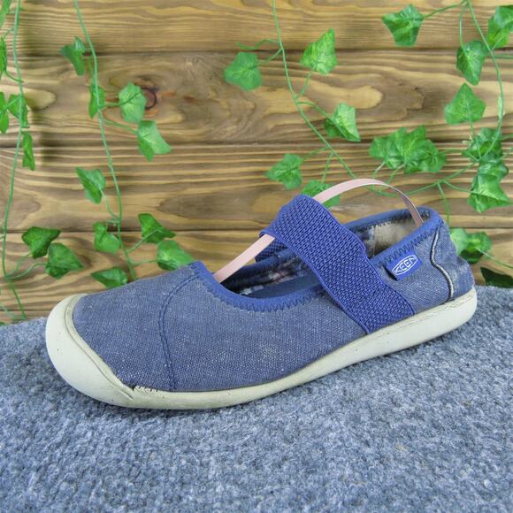 KEEN Women's Mary Jane Blue‎ Fabric Sz 8 Medium Used 2025 - Picture 1 of 6